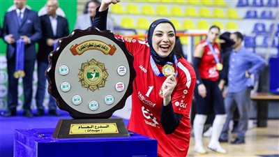 آية الشامي : نستحق لقب دوري الطائرة .. والفوز على الزمالك دافع قوي