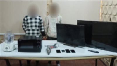  سرقوا خلاط وشاشات تلفزيون.. تفاصيل ضبط لصين في بدر