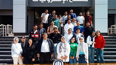 طلاب جامعة حلوان الأهلية في زيارة علمية للهيئة العربية للتصنيع