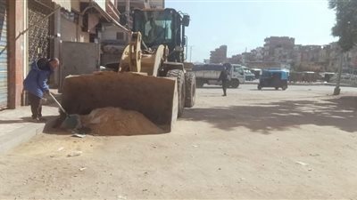 البدء في أعمال تطوير كورنيش حاجر منطقة عشرة بأبو المطامير