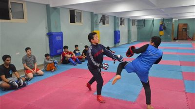 الكونغ فو وكرة السلة بمركز شباب الحرمين بالاسكندرية 