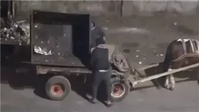 ضبط المتهمين بسرقة صندوق قمامة ببنها