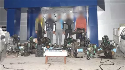 سقوط 3 تشكيلات عصابية لسرقة متعلقات المواطنين ومواتير المياه وماكينات الري