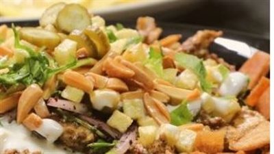 طريقة تحضير فتة الشاورما على خطى المطاعم