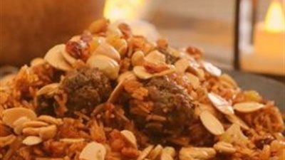 طريقة تحضير كبسة بكرات اللحم بخطوات سهلة 