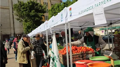 اقبال متوسط على اسواق اليوم الواحد بسب سؤ حالة الطقس بالاسكندرية 