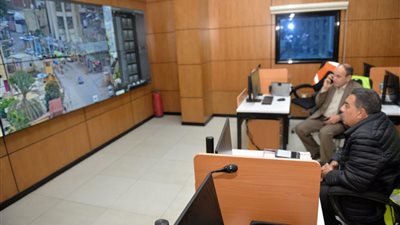 محافظ الدقهلية يتفقد الشبكة الوطنية للطوارئ