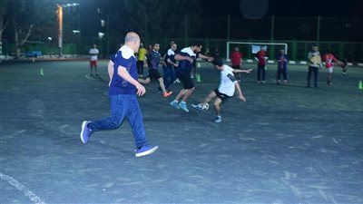 رئيس جامعة سوهاج يقود فريق المركزية للفوز على فريق كلية الآداب 