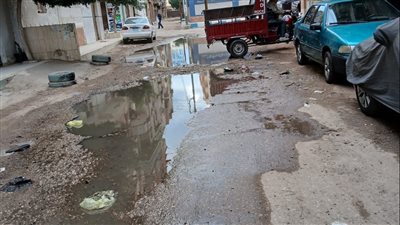 «طفح المجاري» في شوارع عاصمة الدقهلية عرض مستمر