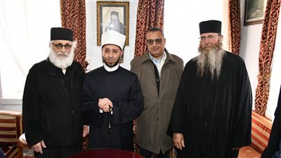 وزير الأوقاف ومحافظ جنوب سيناء يزوران دير سانت كاترين