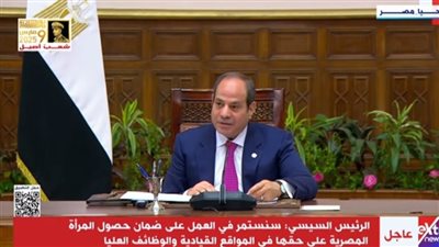 الرئيس السيسي: 