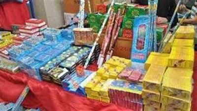 ضبط مخزن ألعاب نارية بالأسكندرية 