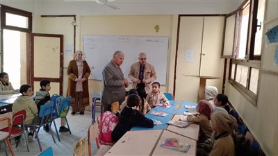 متابعة انتظام وانضباط العملية التعليمية بمدارس الفيوم 