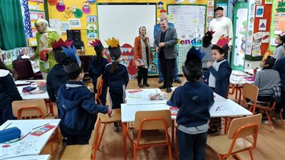 وكيل تعليم البحيرة يتفقد المدرسة الرسمية الدولية بدمنهور  