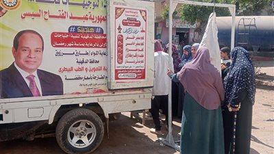 اليوم.. قافلة سيارات اللحوم المدعمة بمراكز أجا ونبروه والكردي في الدقهلية