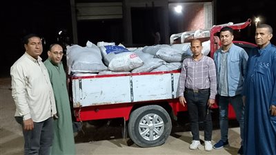 ضبط 1250 كيلو سمسم مجهول المصدر قبل تهريبه بالفيوم 