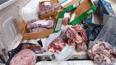 ضبط 65 كيلو لحوم وكبدة غير صالحة للاستهلاك بالفيوم 