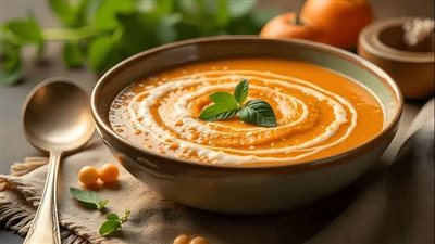 غنية بالفيتامينات| طريقة عمل شوربة الجزر الفرنسية بالكريمة