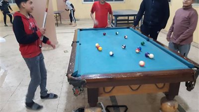 فاعليات دورة لعبة التنس الطاولة والبلياردو بشباب الدقهلية