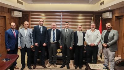 رئيس الحجر الزراعي يستقبل رئيس تحالف مربي العنب The Breeders' Alliance