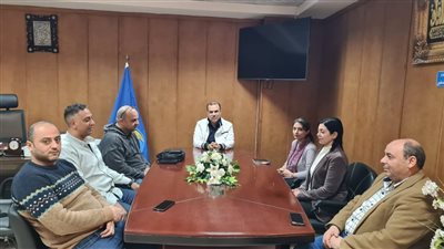 وكيل صحة البحيرة يترأس إجتماعا بعددا من مديري  المستشفيات