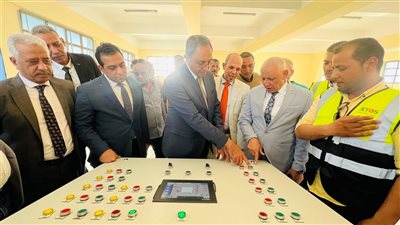  قنا| تشغيل محطة مياه الرحمانية قبلي تجريبيًا والمحافظ: تخدم 5 قري 