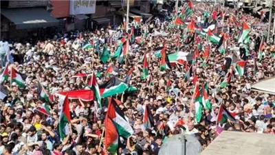 احتجاجات في غزة للمطالبة بوقف الحرب