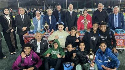 فوز العجمى بكأس الدورة الرمضانية 2025 لكرة القدم  بـ «تعليم الإسكندرية»