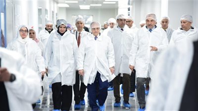 ‏‎وزير قطاع الأعمال ورئيس هيئة الدواء يتفقدان عدد من الشركات التابعة للقابضة للأدوية