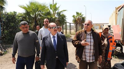 رئيس شركة الصرف الصحي يتفقد محطة التنقية الشرقية لمتابعة أعمال التطوير