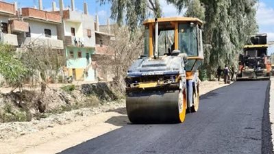 رفع كفاءة طريق السماعنة بمركز فاقوس بطول 2 كم وبتكلفة 3 ملايين جنيه 