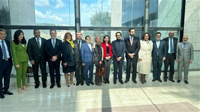 لقاء تاريخي للسفراء العرب بالأكاديمية المصرية بروما