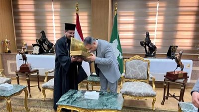 كنيسة الأنبا باخوم للكاثوليك بفاقوس تشارك في تهنئة مؤسسات الدولة بعيد الفطر المبارك