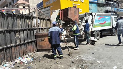 رفع 630 طن مخلفات وتراكمات قمامة بالمنصورة وطلخا 