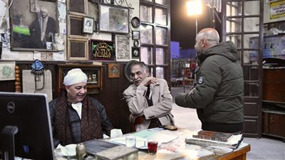 انتهاء تصوير اخر مشاهد قهوة المحطة.. صور 