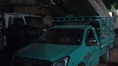 التحفظ على معدات بناء مخالف في البحيرة