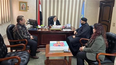 وفد من كنيسة مارجرجس هليوبليس يقدم التهاني لنائب محافظ القاهرة بمناسة عيد الفطر