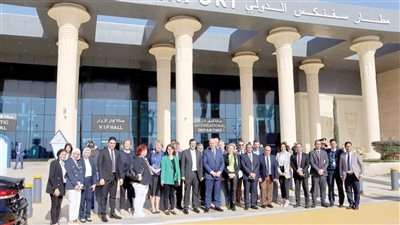 إشادة دبلوماسية أوروبية بمطار سفنكس الدولى كوجهة سياحية واعدة