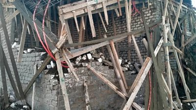 إزالة تعديات بالبناء المخالف على الأراضي الزراعية بمركز الحسينية 