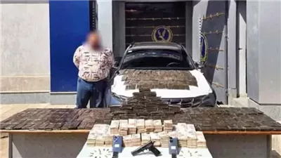 ضبط عنصر إجرامي بـ 95 كيلومن المواد المخدرة  في الغربية