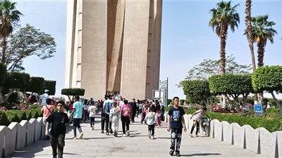 إقبال كبير على زيارة حدائق الرى بالقناطر الخيرية والمركز الثقافي الأفريقي بأسوان