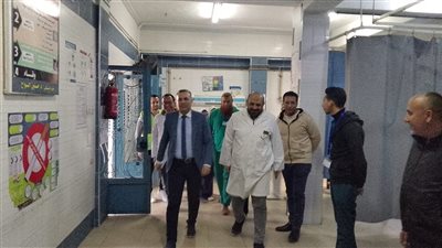 وكيل صحة البحيرة بتفقد مستشفى الرحمانية المركزي