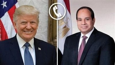 الرئيس السيسي يتلقى اتصالا هاتفيا من ترامب