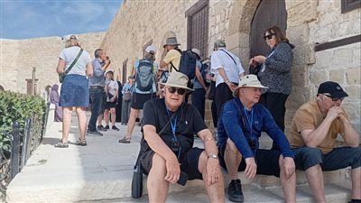 في ثالث ايام العيد.. زحام شديد على قلعة قايتباى بالإسكندرية 