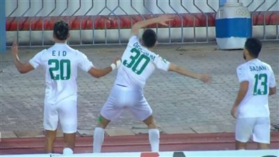 المصري يتقدم على سيمبا بهدف في الشوط الأول