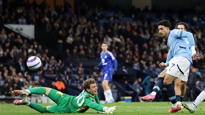 مرموش يسجل.. مانشستر سيتي يتقدم على ليستر بثنائية في الشوط الأول