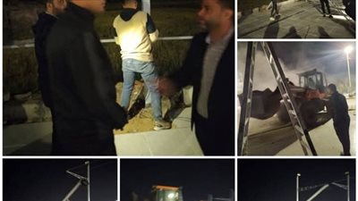 إزالة فورية لأعمال بناء مخالف بقرية شيبة والنكارية 