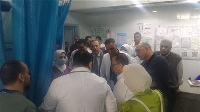 رئيس قطاع الطب العلاجي بوزارة الصحة يتفقد مستشفيات كفر الدوار ورشيد 