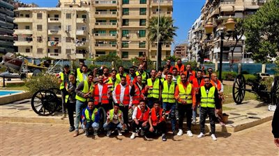 صندوق مكافحة الإدمان ينظم زيارة للمتعافين إلى المتحف الحربى ببورسعيد