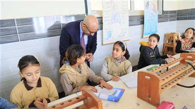وزير التربية والتعليم يواصل جولاته التفقدية المفاجئة بزيارة مدارس محافظة المنوفية 